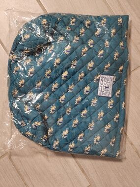 Quilted Teal with Elephant Print, Good Design For Good Deeds.
